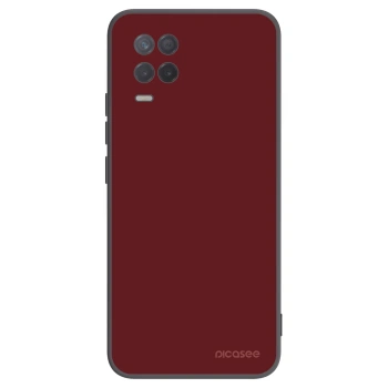 Picasee crna silikonska maskica za Realme 8 5G - Red Bliss