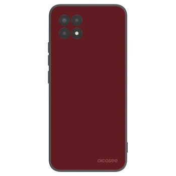 Picasee crna silikonska maskica za Realme 8i - Red Bliss