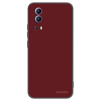 Picasee crna silikonska maskica za Vivo Y52 5G - Red Bliss