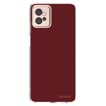 Picasee silikonska prozirna maskica za Motorola Moto G32 - Red Bliss