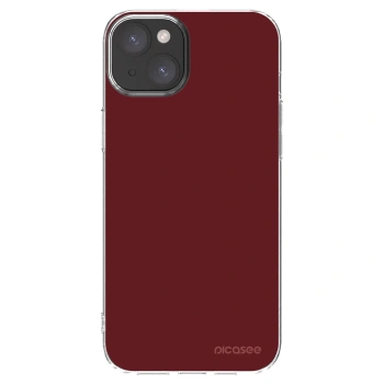 Picasee silikonska prozirna maskica za Apple iPhone 15 Plus - Red Bliss