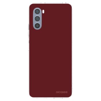 Picasee silikonska prozirna maskica za Motorola Moto G62 - Red Bliss