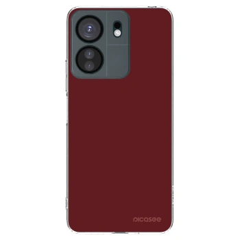 Picasee silikonska prozirna maskica za Xiaomi Redmi 13C 4G - Red Bliss