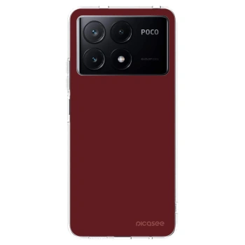 Picasee silikonska prozirna maskica za Xiaomi Poco X6 Pro - Red Bliss