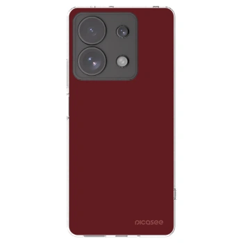 Picasee silikonska prozirna maskica za Xiaomi Redmi Note 13 Pro 4G - Red Bliss