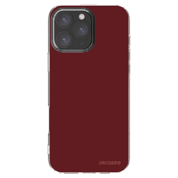 Picasee silikonska prozirna maskica za Apple iPhone 16 Pro Max - Red Bliss