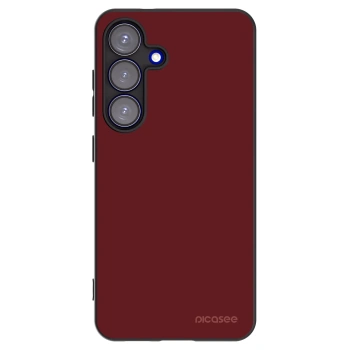 Picasee crna silikonska maskica za Samsung Galaxy S25 5G - Red Bliss