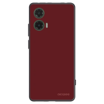 Picasee crna silikonska maskica za Motorola Moto G35 5G - Red Bliss