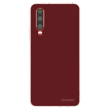 Picasee silikonska prozirna maskica za Huawei P30 - Red Bliss