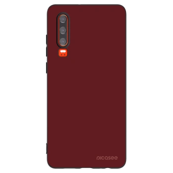 Picasee crna silikonska maskica za Huawei P30 - Red Bliss