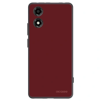 Picasee crna silikonska maskica za Motorola Moto E14 - Red Bliss
