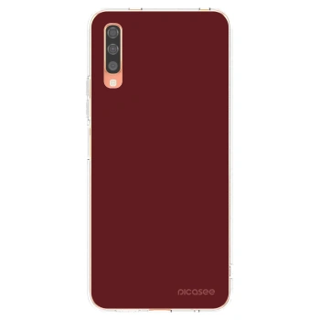 Picasee silikonska prozirna maskica za Samsung Galaxy A70 A705F - Red Bliss