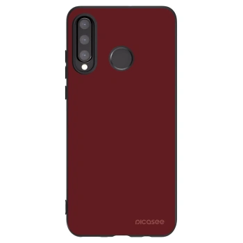 Picasee crna silikonska maskica za Huawei P30 Lite - Red Bliss