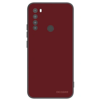 Picasee crna silikonska maskica za Xiaomi Redmi Note 8 - Red Bliss