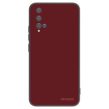 Picasee crna silikonska maskica za Huawei Nova 5T - Red Bliss