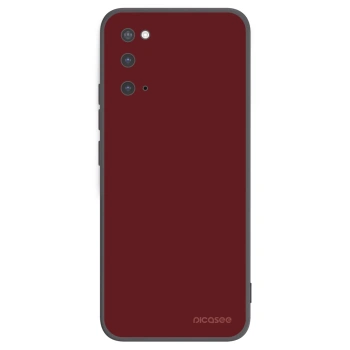 Picasee crna silikonska maskica za Samsung Galaxy S20 G980F - Red Bliss