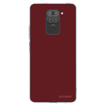 Picasee crna silikonska maskica za Xiaomi Redmi Note 9 - Red Bliss