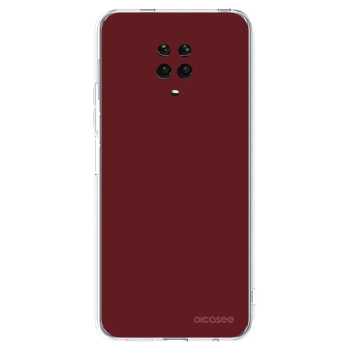 Picasee silikonska prozirna maskica za Xiaomi Redmi Note 9S - Red Bliss