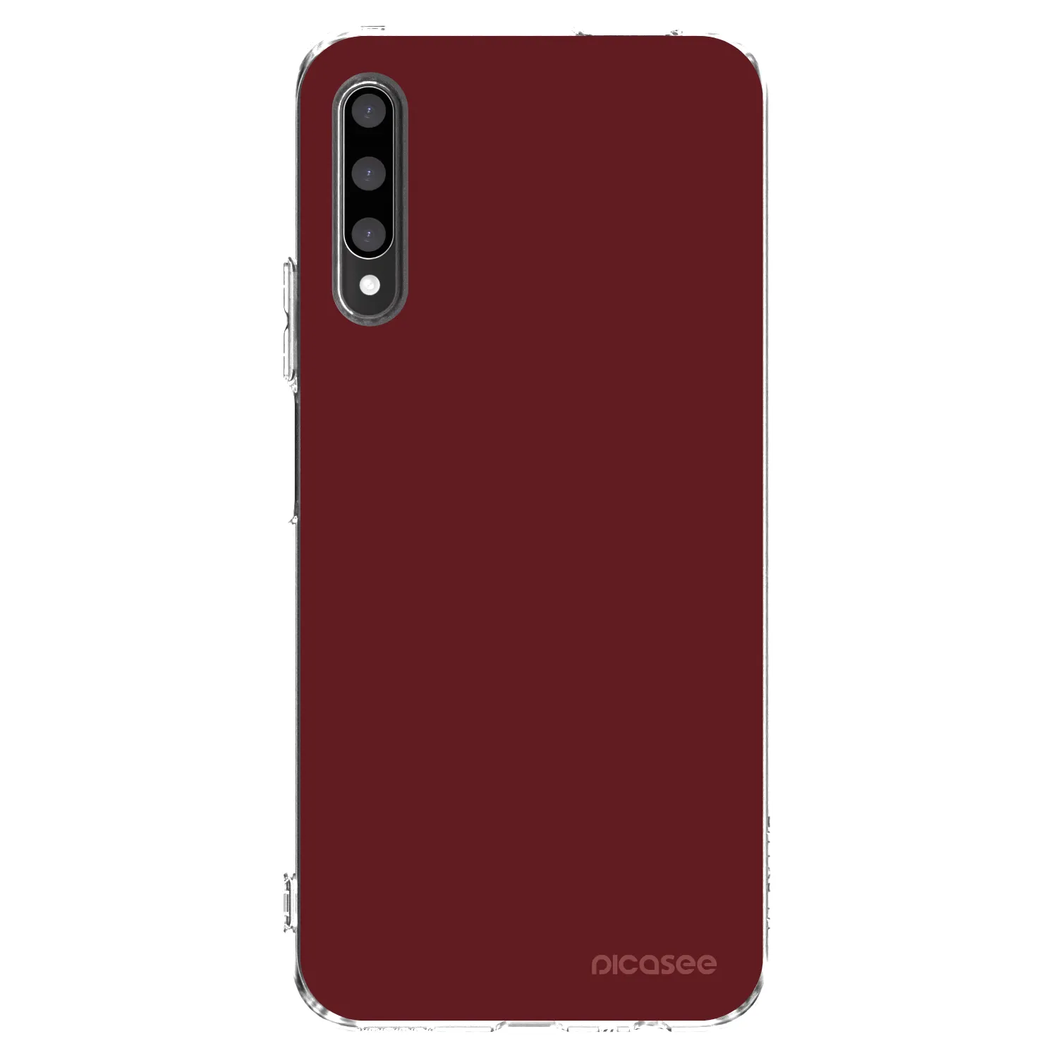 Picasee silikonska prozirna maskica za Honor 9X Pro - Red Bliss