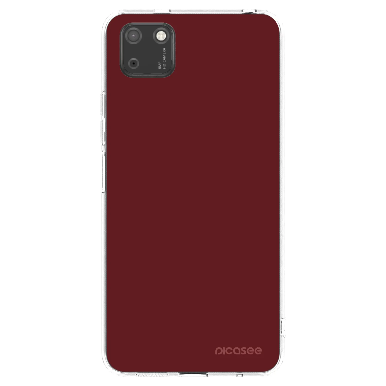 Picasee silikonska prozirna maskica za Huawei Y5P - Red Bliss