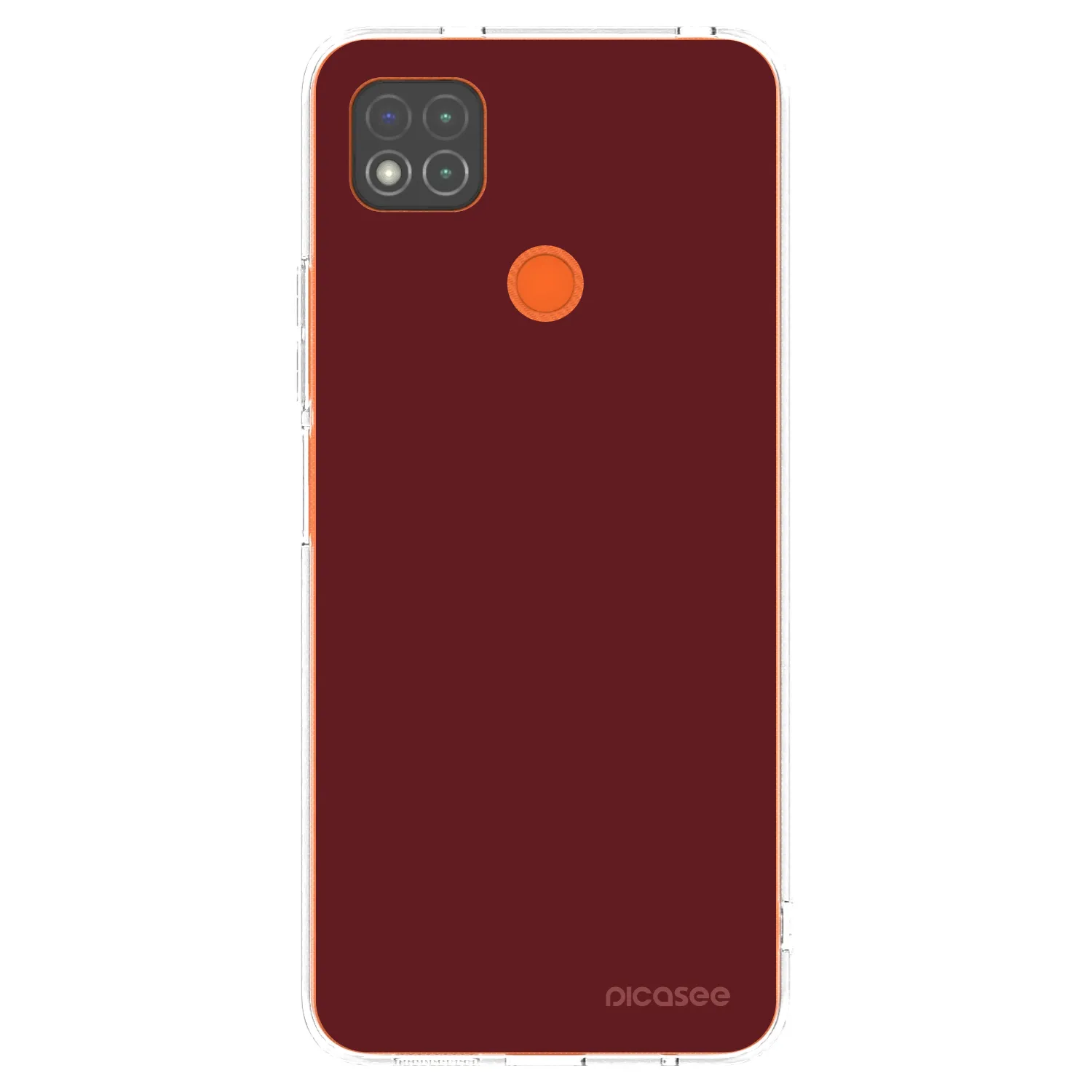 Picasee silikonska prozirna maskica za Xiaomi Redmi 9C - Red Bliss