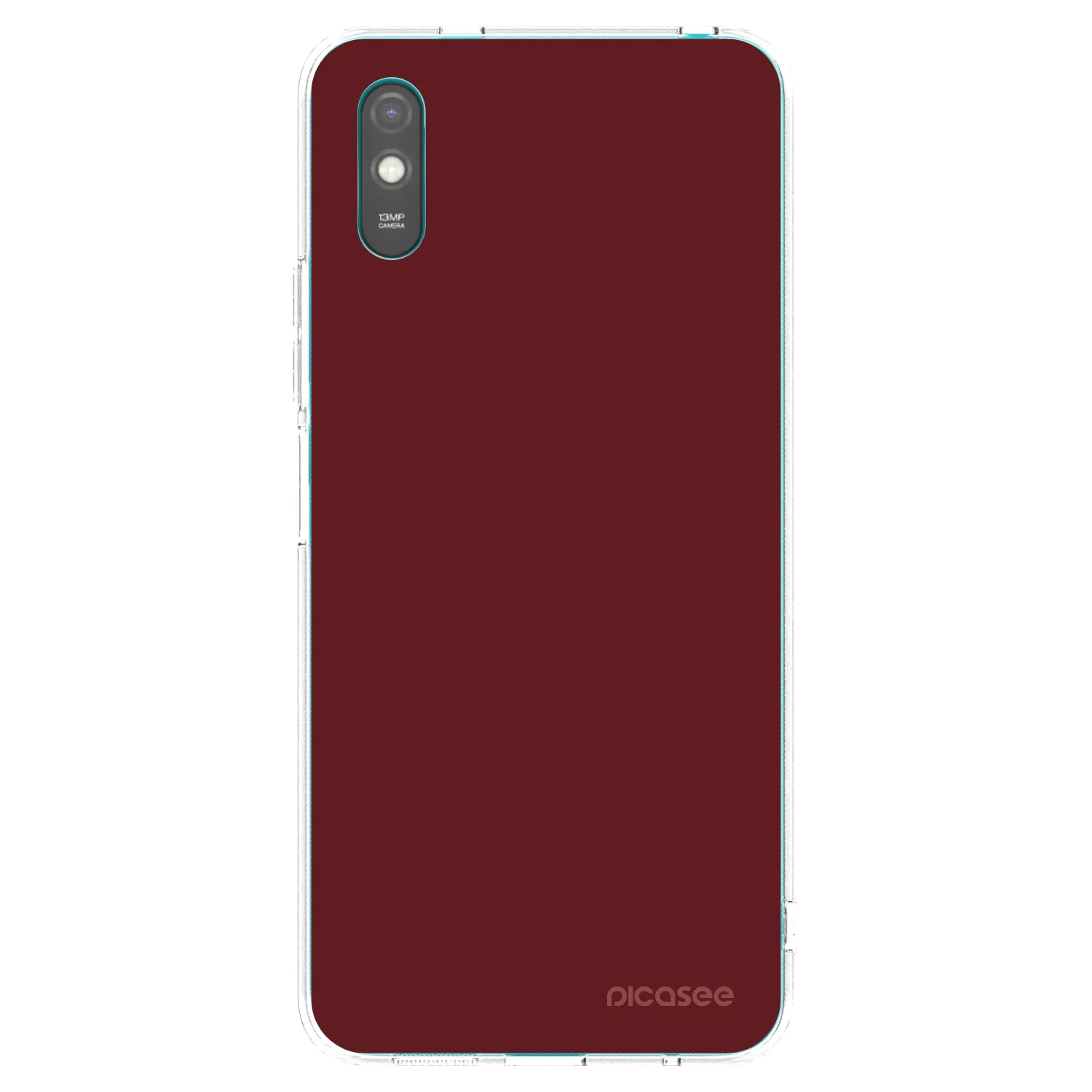 Picasee silikonska prozirna maskica za Xiaomi Redmi 9A - Red Bliss