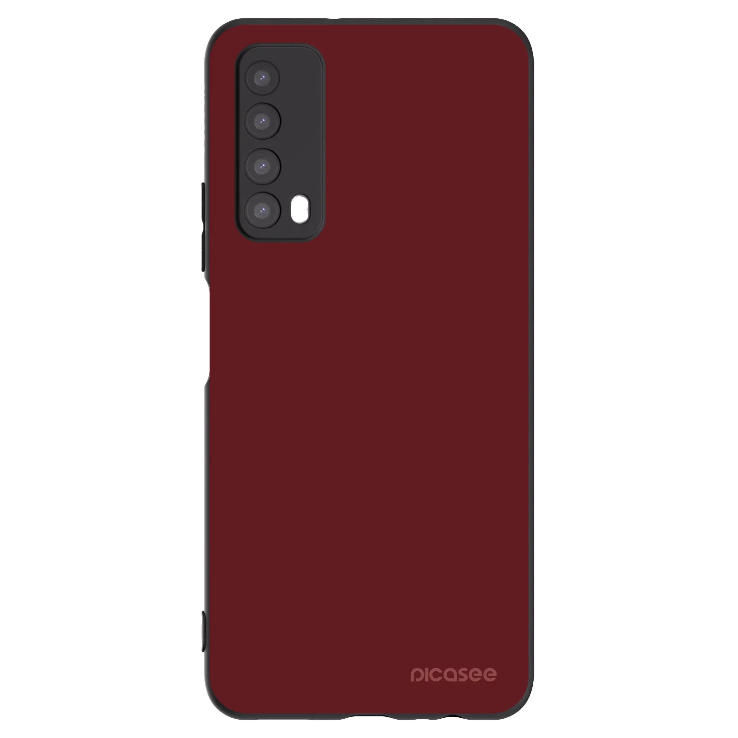 Picasee crna silikonska maskica za Huawei P Smart 2021 - Red Bliss