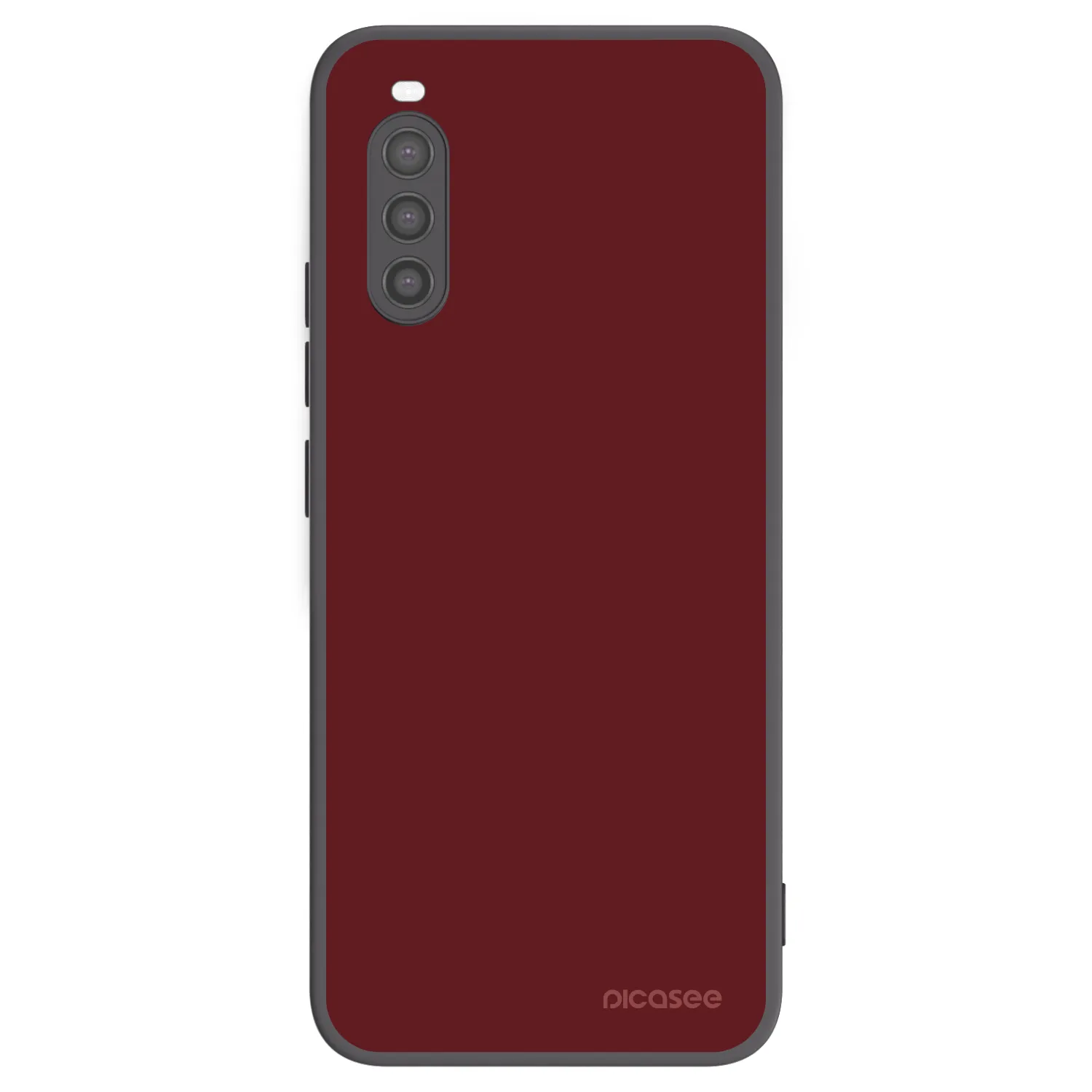 Picasee crna silikonska maskica za Sony Xperia 10 II - Red Bliss