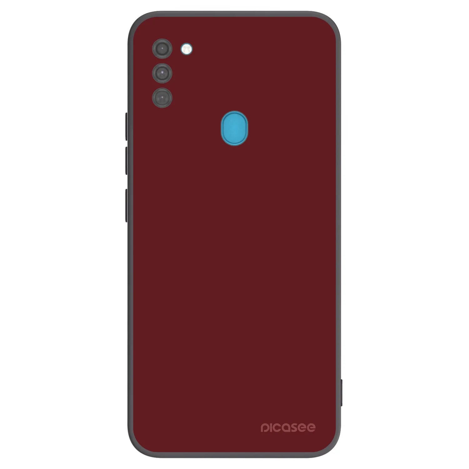 Picasee crna silikonska maskica za Samsung Galaxy M11 - Red Bliss