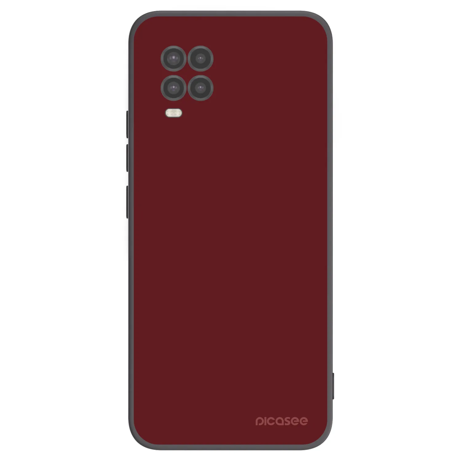 Picasee crna silikonska maskica za Xiaomi Mi 10 Lite - Red Bliss
