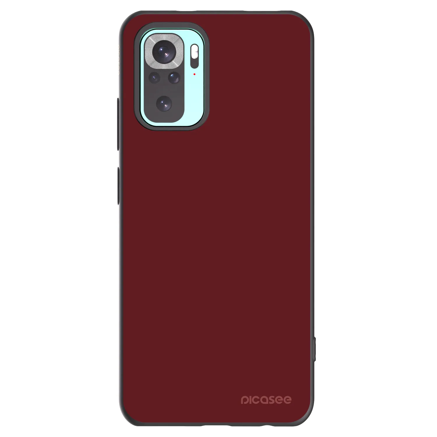 Picasee crna silikonska maskica za Xiaomi Redmi Note 10 Pro - Red Bliss