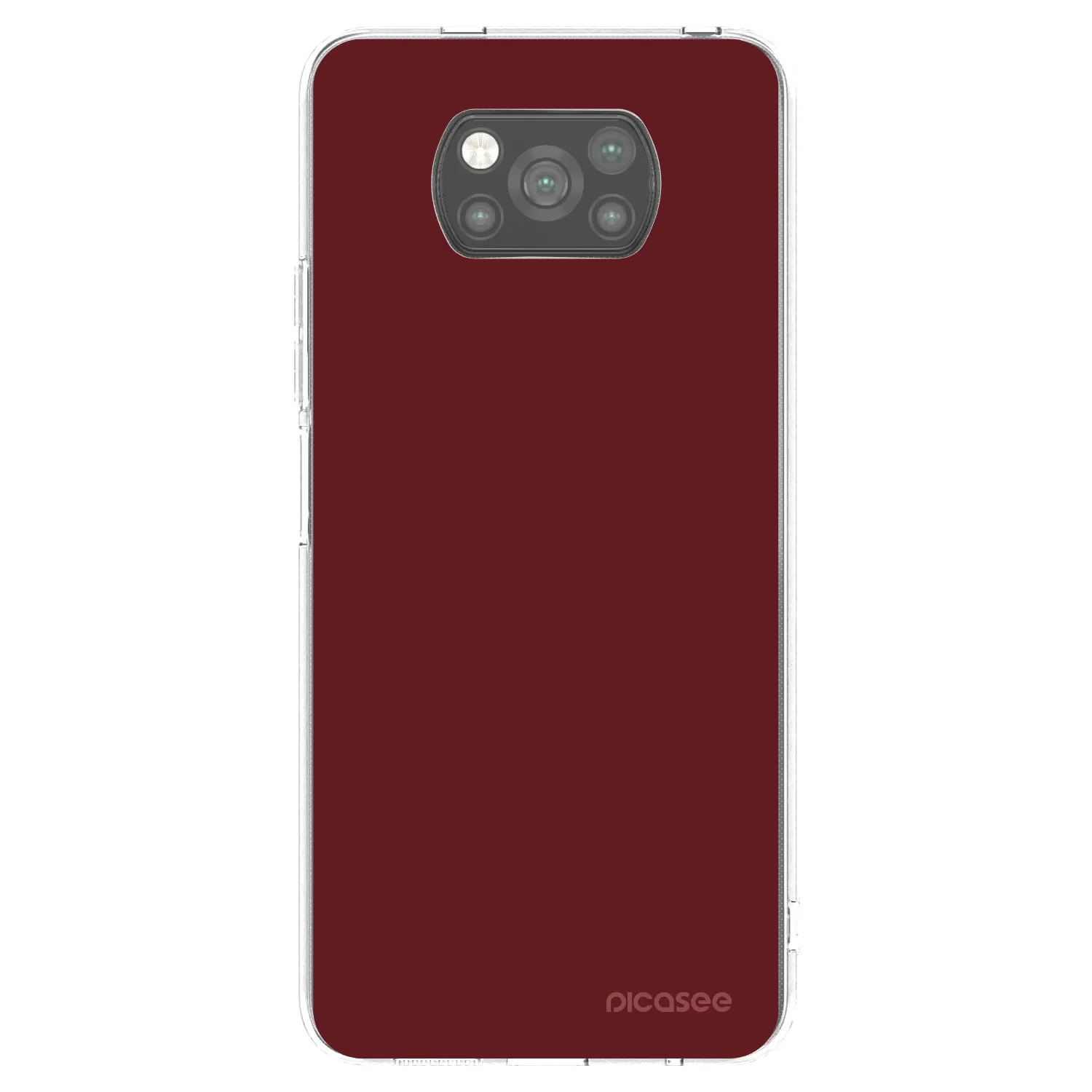 Picasee crna silikonska maskica za Xiaomi Poco X3 Pro - Red Bliss