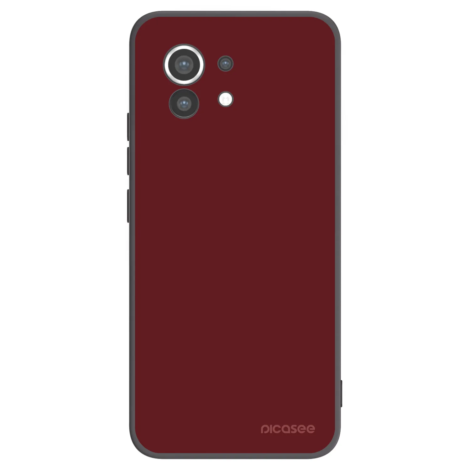 Picasee crna silikonska maskica za Xiaomi Mi 11 - Red Bliss