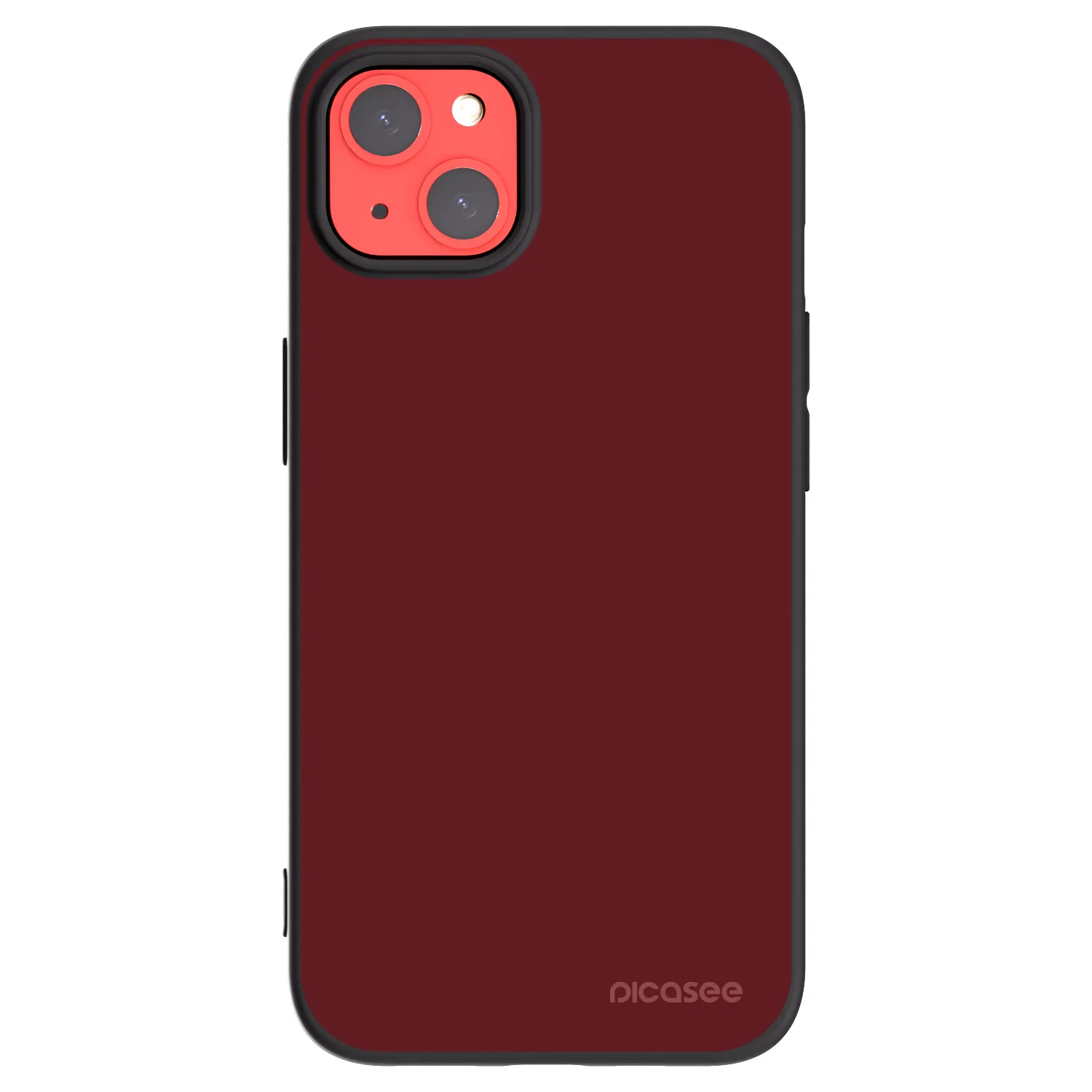 Picasee crna silikonska maskica za Apple iPhone 13 - Red Bliss