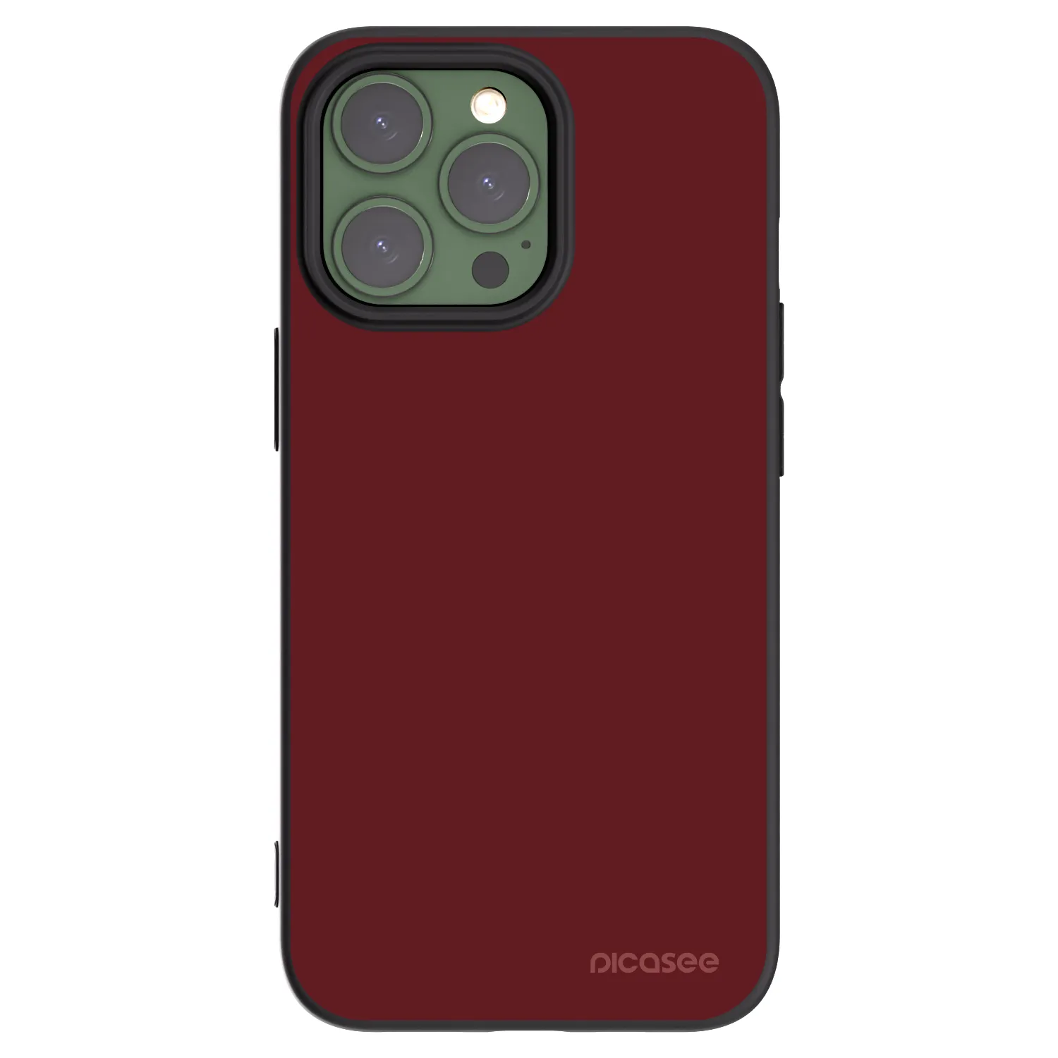 Picasee crna silikonska maskica za Apple iPhone 13 Pro - Red Bliss
