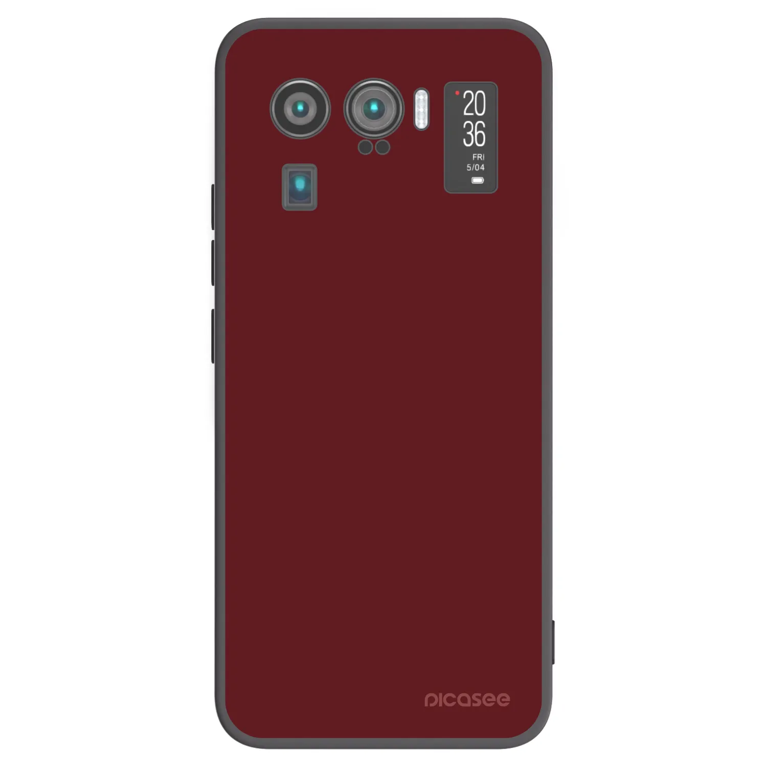 Picasee crna silikonska maskica za Xiaomi Mi 11 Ultra - Red Bliss