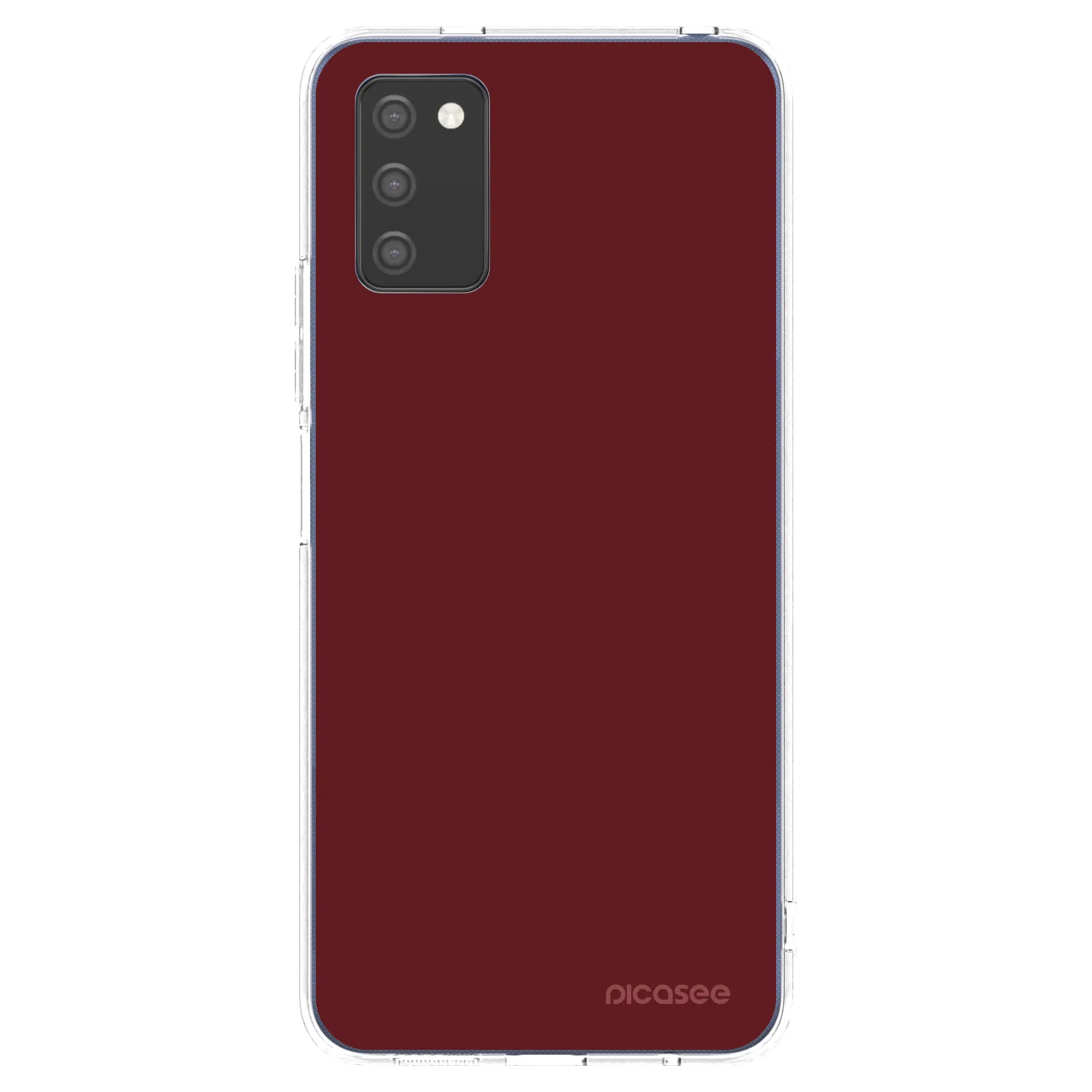 Picasee silikonska prozirna maskica za Samsung Galaxy A02s A025G - Red Bliss