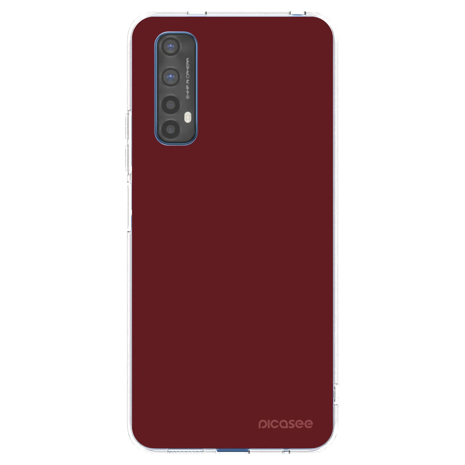 Picasee silikonska prozirna maskica za Realme 7 - Red Bliss