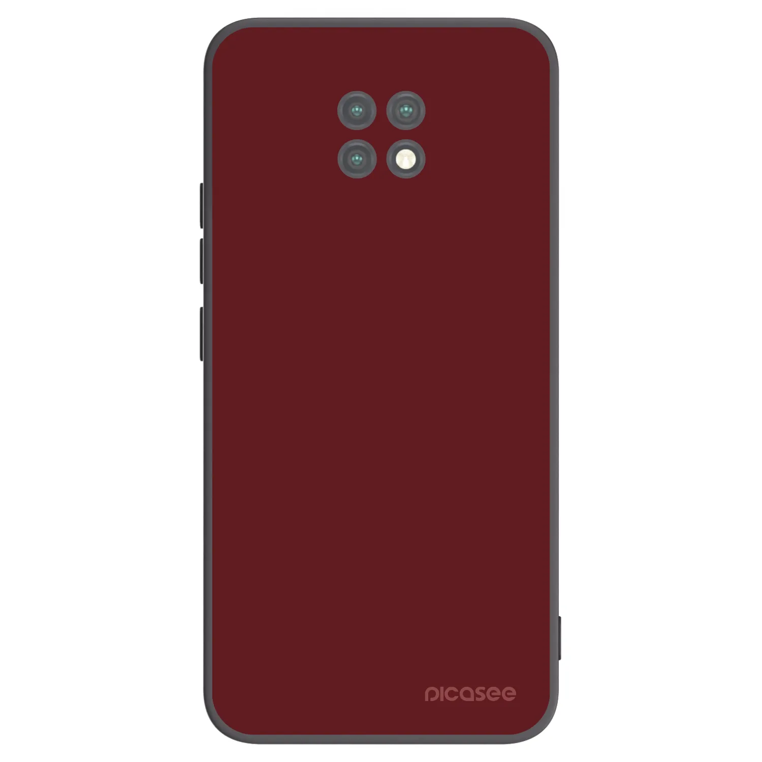 Picasee crna silikonska maskica za Xiaomi Redmi Note 9T - Red Bliss