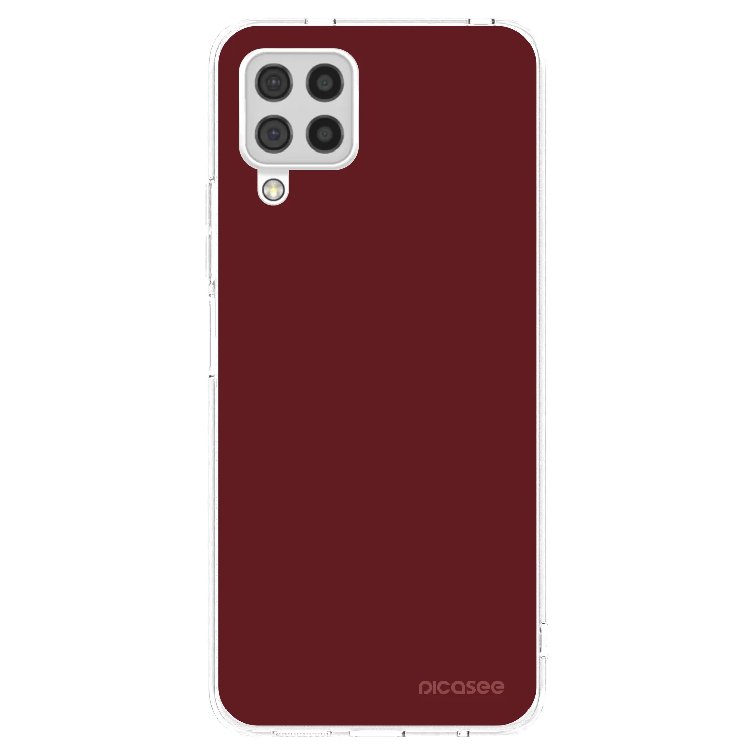 Picasee silikonska prozirna maskica za Samsung Galaxy A22 A225F 4G - Red Bliss