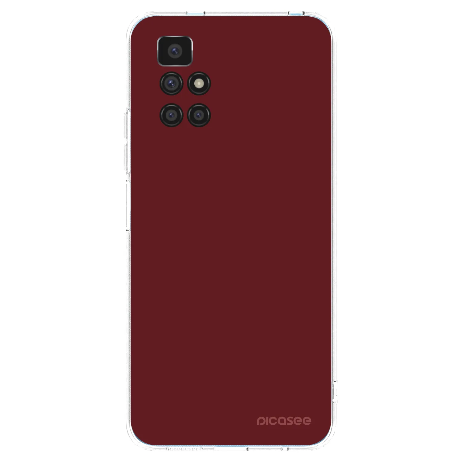Picasee silikonska prozirna maskica za Xiaomi Redmi 10 - Red Bliss