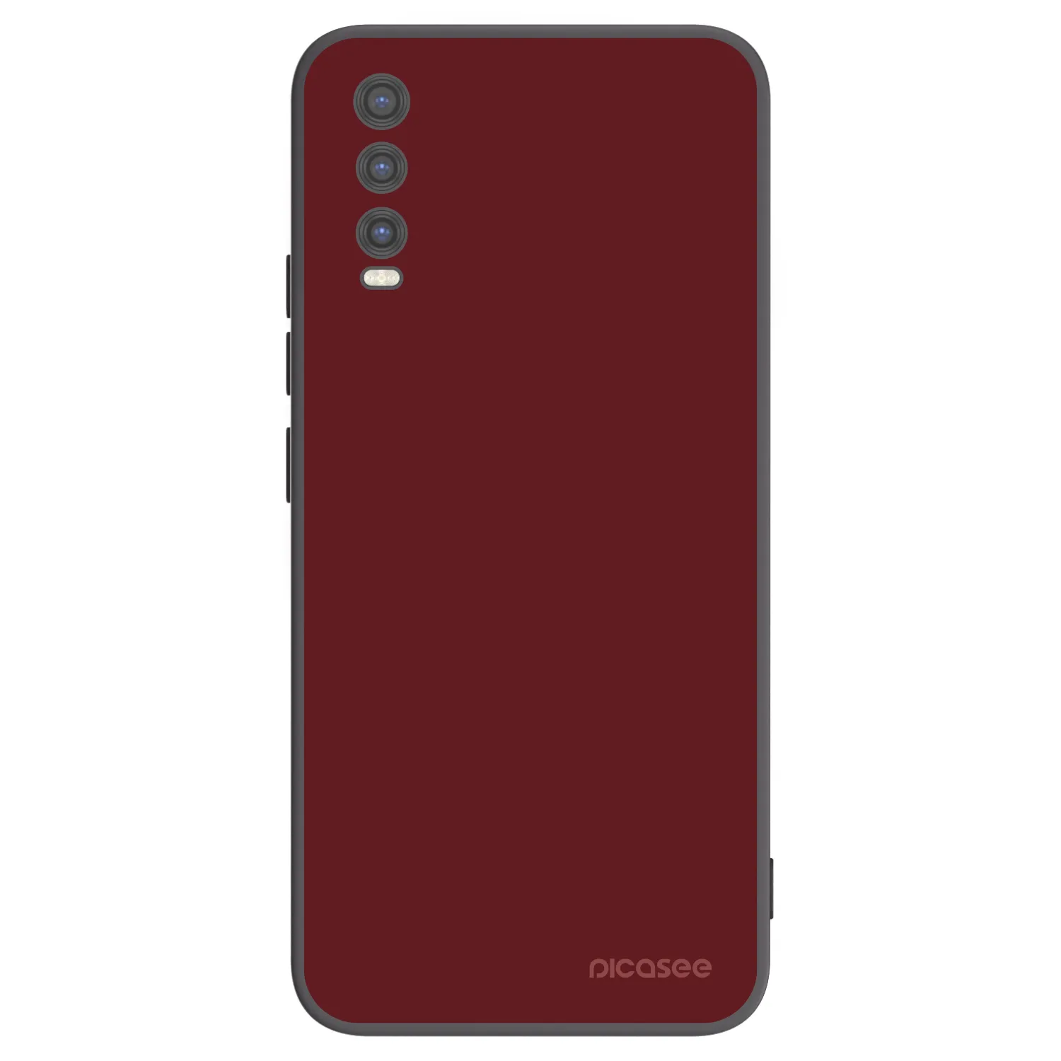 Picasee crna silikonska maskica za Vivo Y20s - Red Bliss