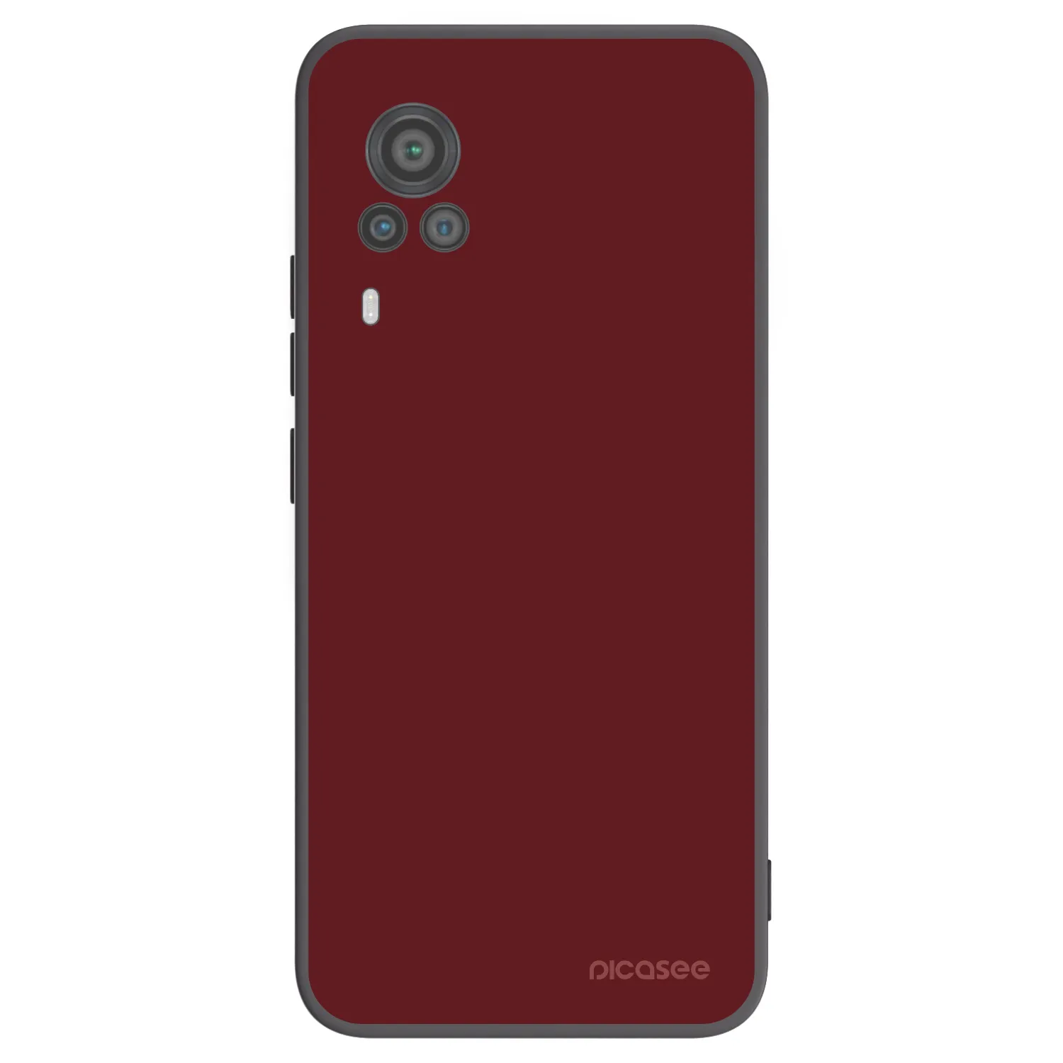 Picasee crna silikonska maskica za Vivo X60 Pro 5G - Red Bliss