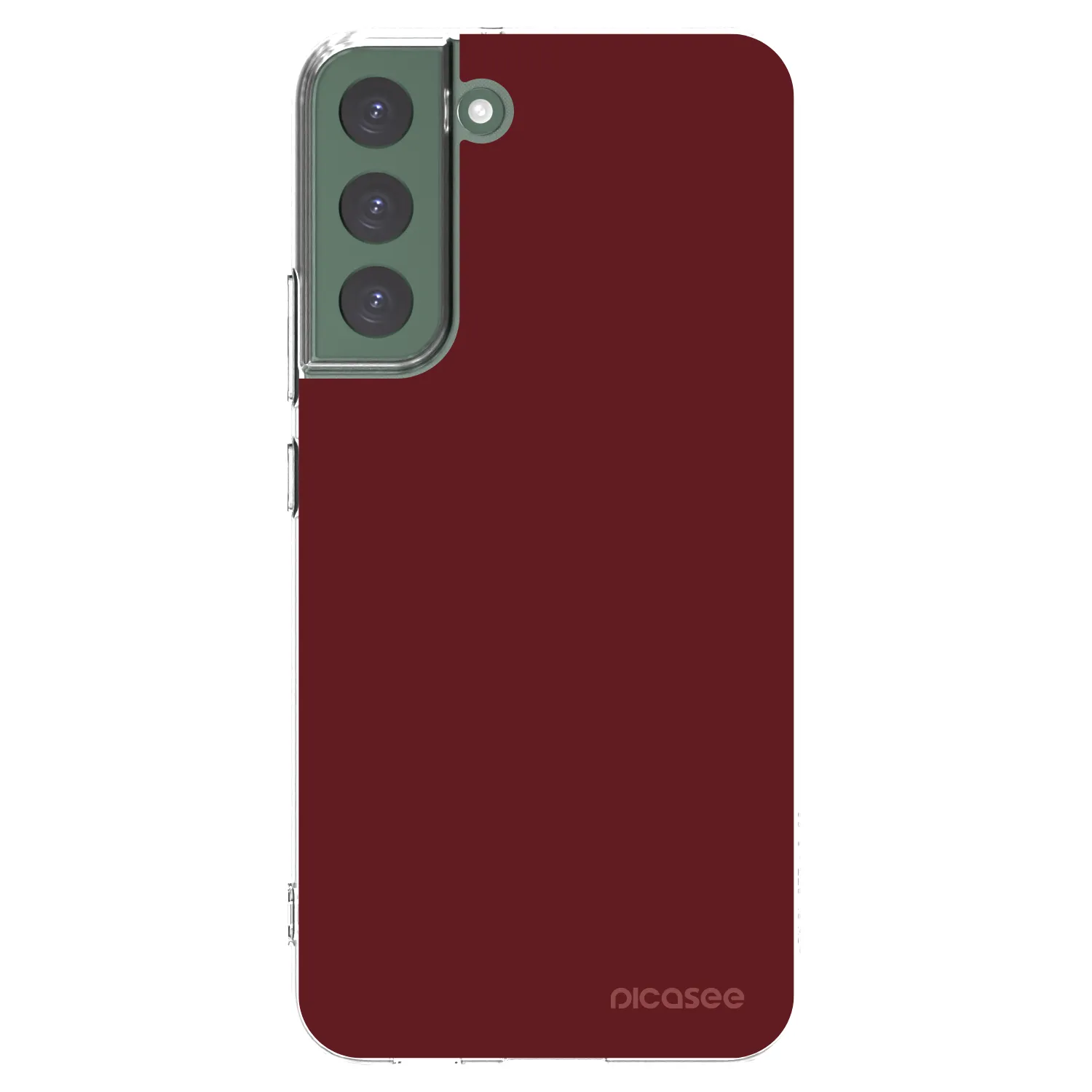 Picasee silikonska prozirna maskica za Samsung Galaxy S22+ 5G - Red Bliss