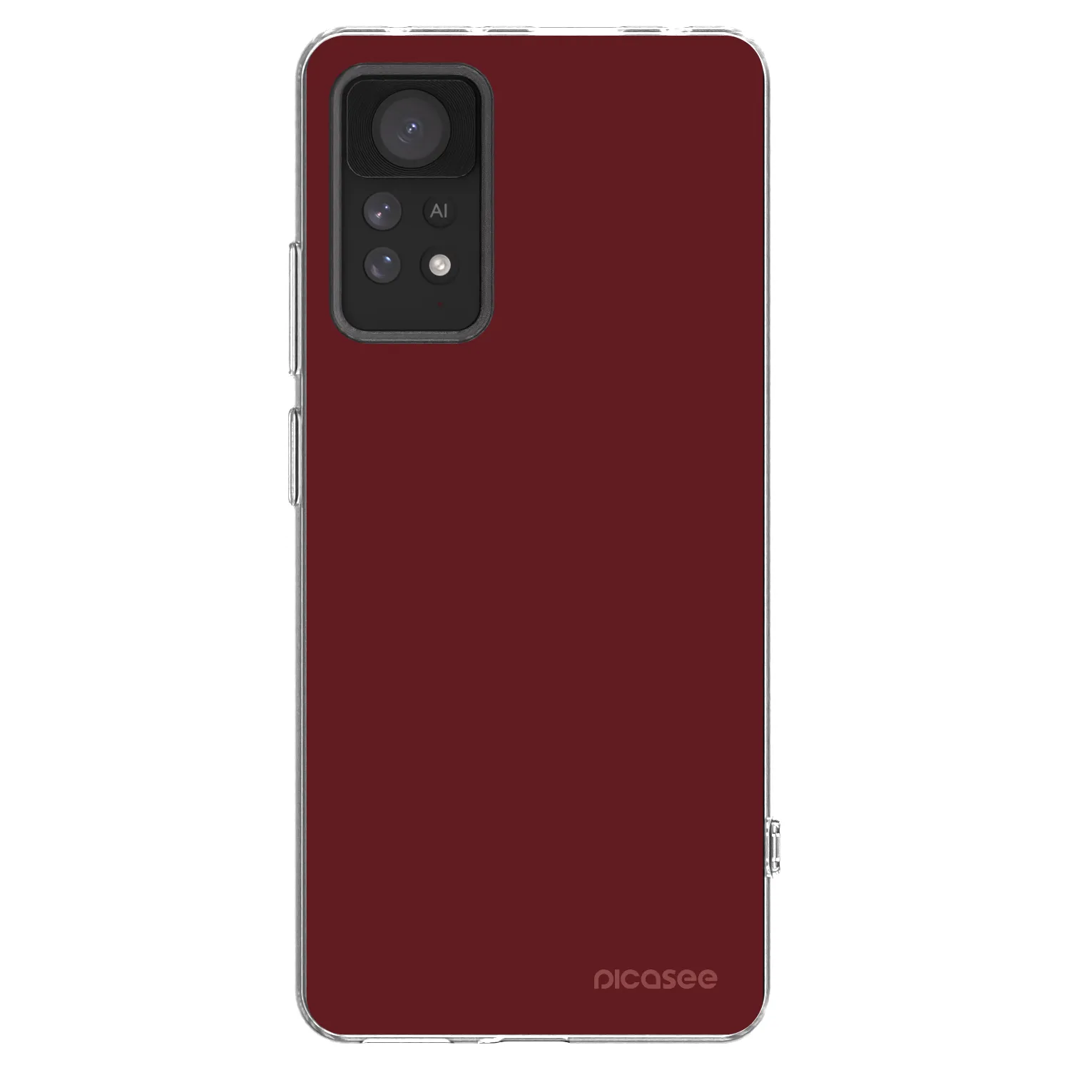 Picasee silikonska prozirna maskica za Xiaomi Redmi Note 11 Pro 5G - Red Bliss