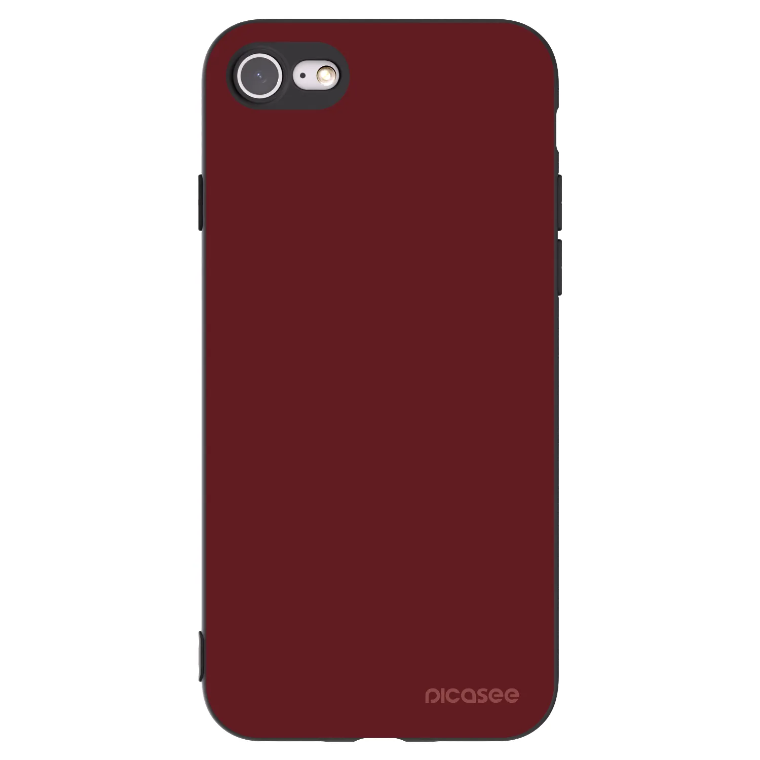 Picasee crna silikonska maskica za Apple iPhone SE 2022 - Red Bliss