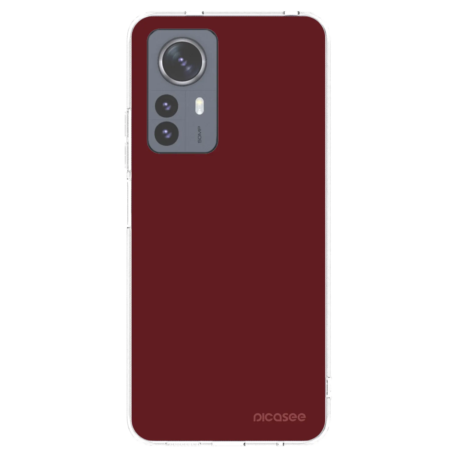 Picasee silikonska prozirna maskica za Xiaomi 12 Pro - Red Bliss