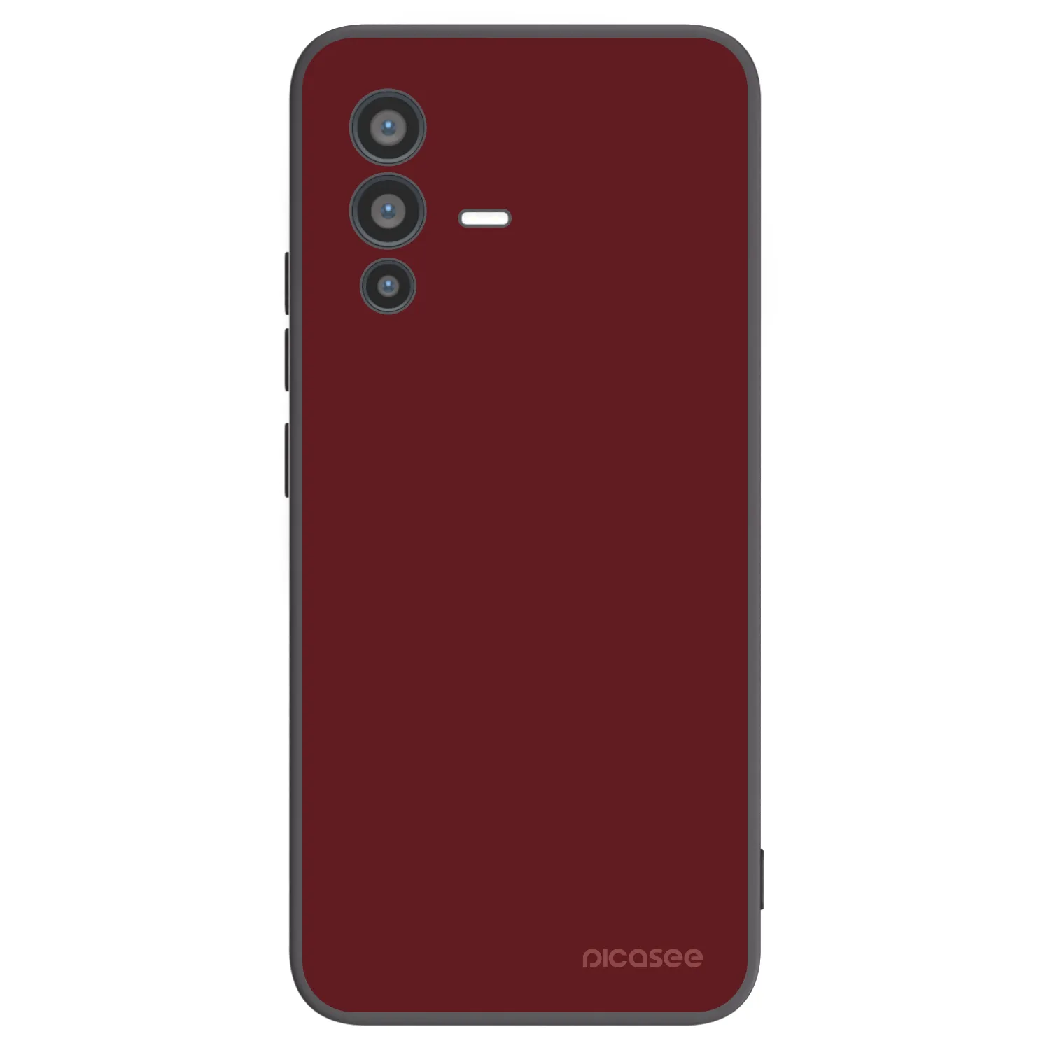 Picasee crna silikonska maskica za Vivo V23 5G - Red Bliss