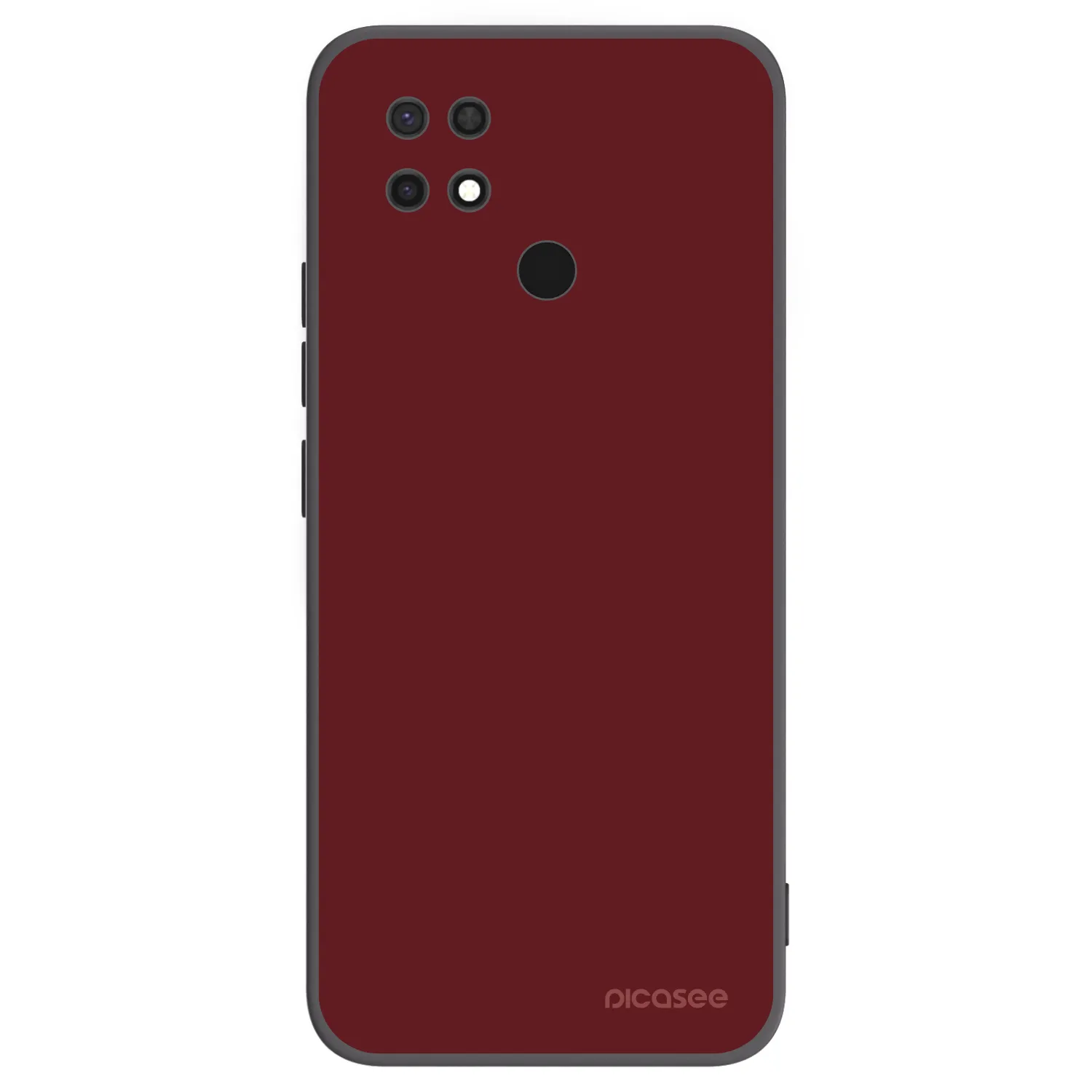 Picasee crna silikonska maskica za Xiaomi Redmi 10C - Red Bliss