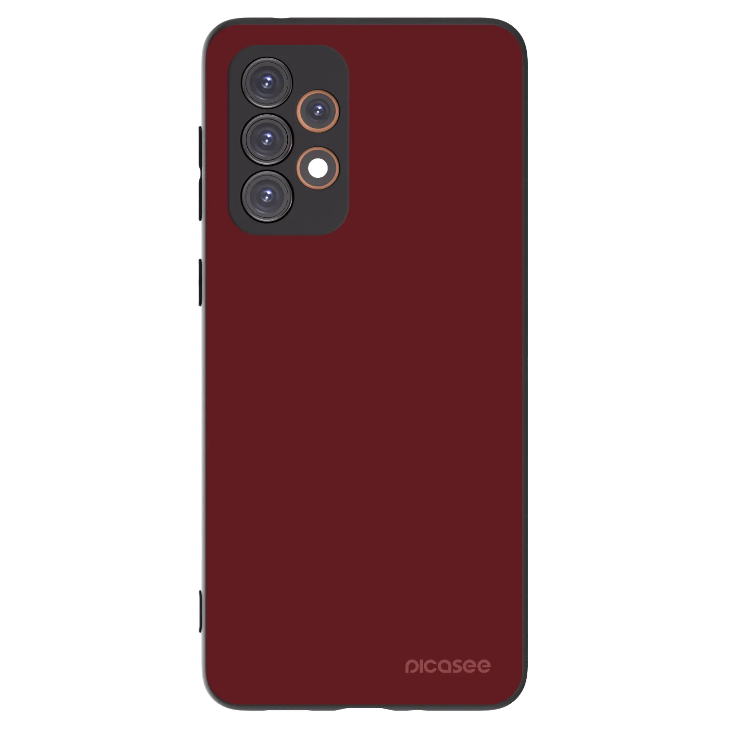 Picasee crna silikonska maskica za Samsung Galaxy A33 5G A336 - Red Bliss